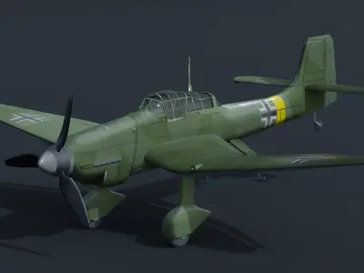 Ju-87 Stuka 3D model