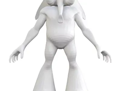 Elephant Character 3D model