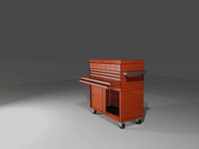 Tool Box Free low-poly 3D model