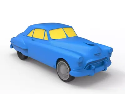 Oldsmobile 88 1949 Classic Car 3D print model