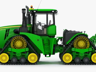 John Deere 9620 RX Tracked Power Tractor 3D model