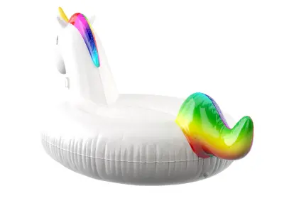 Inflatable Party Tube Swimming Unicorn 3D model
