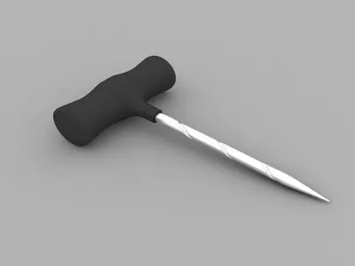 Gimlet screwdriver 3D model