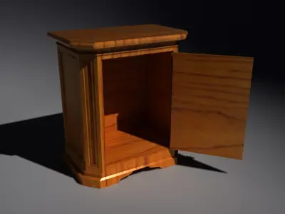 Inlaid french console Free 3D model