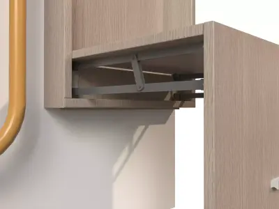 folding chair  Low-poly 3D model