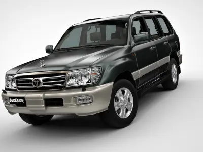 Toyota Land Cruiser 100 3D model