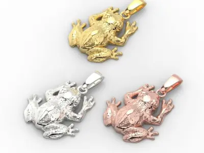 180207 P Frog Toad  3D print model