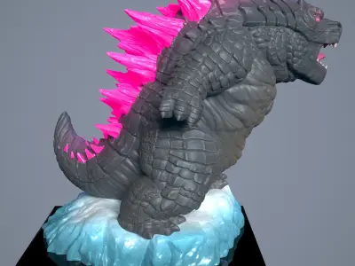 Godzilla Mini 3D print model