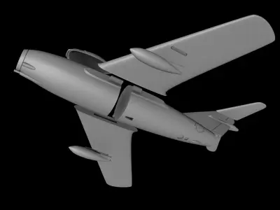 MIG-15 SCALE 1-48 PRINTABLE STL FILES 3D print model