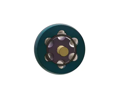 Rzeppa Constant Velocity Ball Joint 3D model