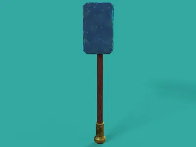 Ready To Game Stylized Hammer Low-poly 3D model