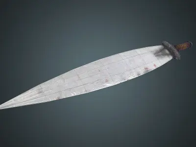Dagger sword 3D model buy