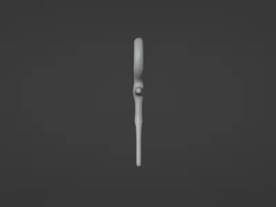 Stick Man Optimized 3D Model Low-poly 3D model