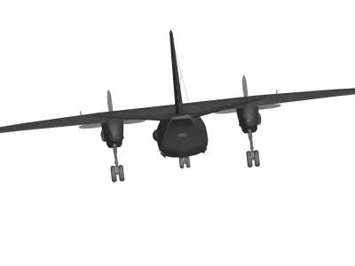 Antonov An-26 3D model purchase