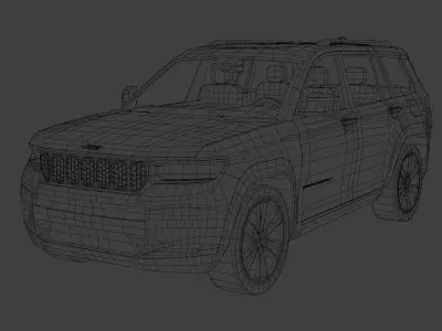 5 lowpoly SUV Pack 