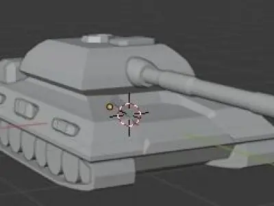 Low poly Tank Low-poly 3D model from CGTrader - Low-poly