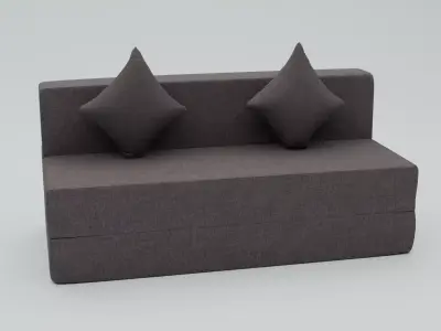 Chesterfield Sofa Low-poly 3D model