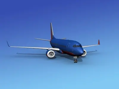 Boeing 737-700ER Southwest Airlines 3D model