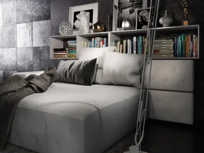 Twils livingroom set 3D model