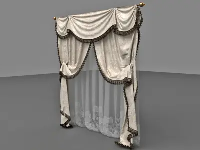 Classic Curtain 3D model