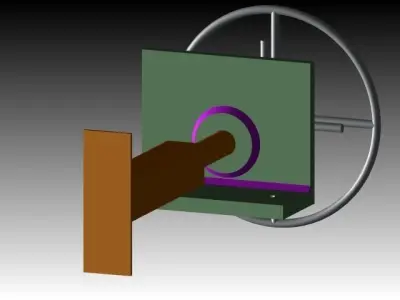 manual clutch mechanism for simple rotation lock Free 3D model