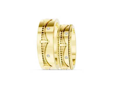 Wedding ring - 3 3D model