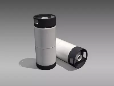 Keg Sixth Barrel  Low-poly 3D model