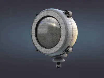 US Military Lights Collection 3D model