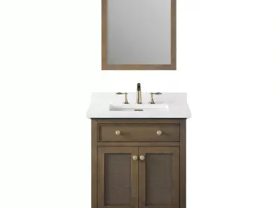OVE Ophelia 30 Almond Latte Vanity 3D model