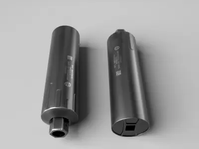Gemtech Patrolman Suppressor Low-poly 3D model
