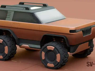 SV-700 RIGGED 3D model