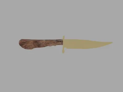 Ottoman Dagger Low-poly 3D model