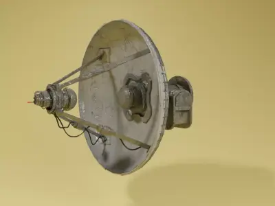 Radar Dish Model 3D model