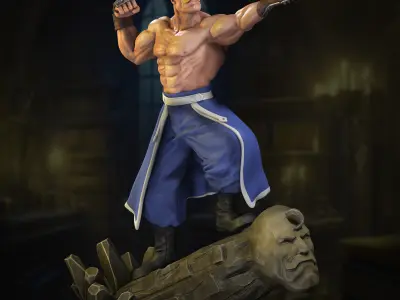 Fullmetal Alchemist Major Armstrong 3D print model