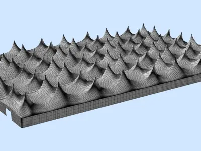 REFUGEE MARQUEE 3D model