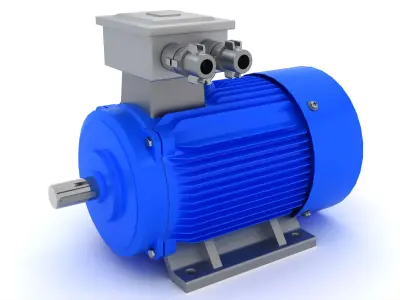 Electric Motor Generator 3D model