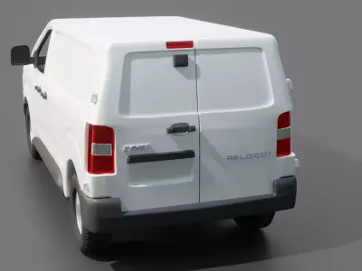 Peugeot Expert 2014 Cargo Van 3D model