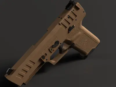 FN Five Seven MK3 - Game Ready Low-poly 3D model