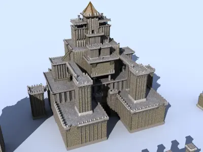 Medieval Castle Pack 3D model