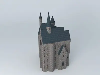 Towers harry potter castle Free 3D model