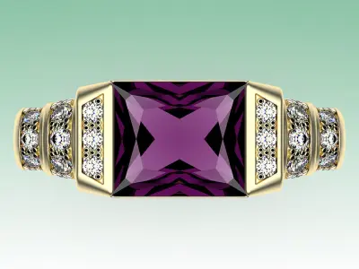 Ring Futuristic Arch 3D print model