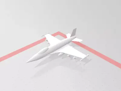 3d Airplane plane 3D print model
