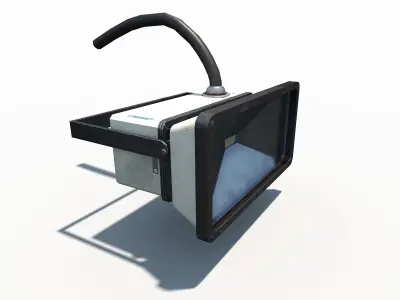 Led Halogen Low Poly PBR Low-poly 3D model