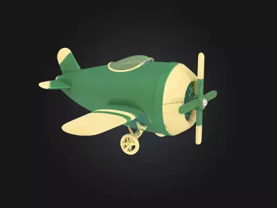 Toy Plane Delight 3D model