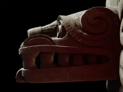 Quetzalcoatl 3D print model get