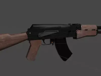AK 47 Free low-poly 3D model buy
