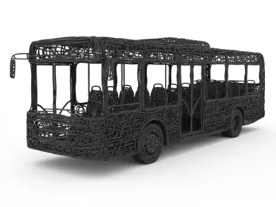 City Bus Transport Model 3D print model