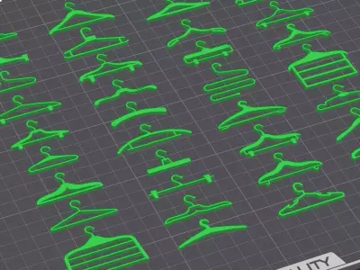 3D Hangers Collection 3D print model