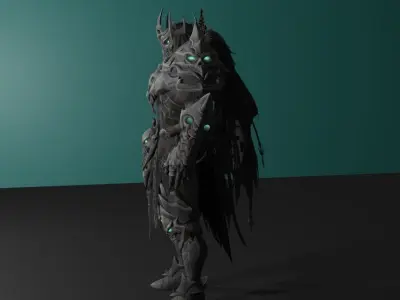 dark warrior 3D model