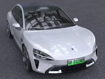   Top Trend Electric Car 3D model